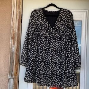 Take 50% OFF- Divide Floral Mini Dress, Size-S